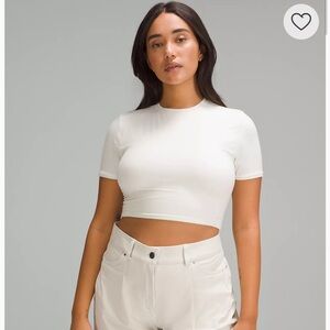 Lululemon Ultra Soft Nulu Cropped T Shirt S